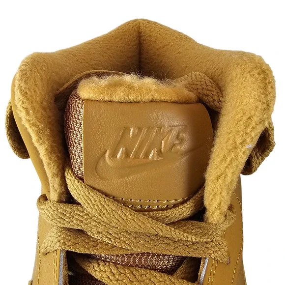 Nike Sneakers Women's 11 Ebernon Wheat Tan Mid High Tops Leather NWT - Picture 8 of 15